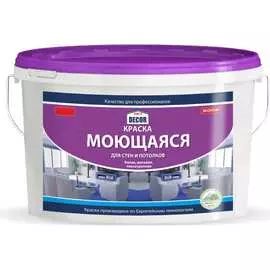 Моющаяся краска для стен и потолков AQUADECOR