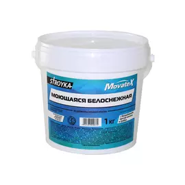 Моющаяся водоэмульсионная краска Movatex Stroyka Т31717