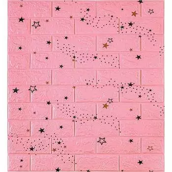 Мягкая самоклеящаяся 3D панель LAKO Кирпич звездное небо LKD-87-04-502-KO