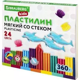 Мягкий восковой пластилин BRAUBERG