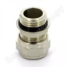 Муфта обжим tiemme o-ring н 16х1/2', никелированная 1600022