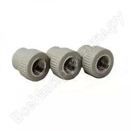 Муфта восток полипропиленовая, с внутренней резьбой pp-r, 20x1/2, 20 шт vsmf2012w