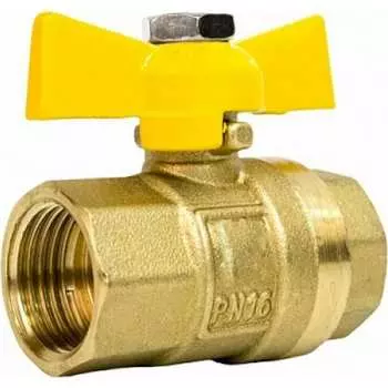 Муфтовый шаровой кран для газа STI