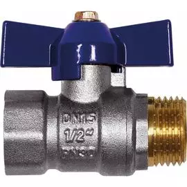 Муфтовый шаровой кран RM