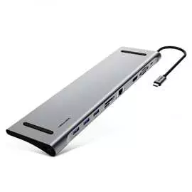 Мультифункциональная док-станция vention usb type c 10 в 1 cmchb