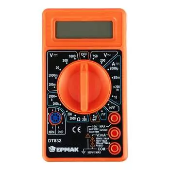 Мультиметр цифровой ЕРМАК DT-832 660-004