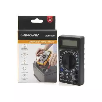 Мультиметр GoPower DigiM 200 00-00020173