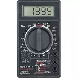 Мультиметр ОНЛАЙТ OMT-Mm02-830B 82971