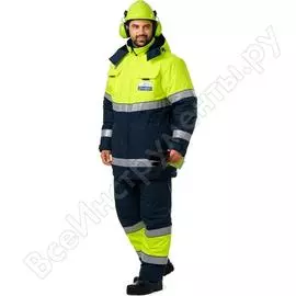 Мужская зимняя сигнальная куртка техноавиа люмос, размер 96-100. рост 182-188 2176f