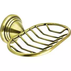 Мыльница Bath Plus BRONX gold BXG-65709