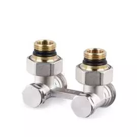 Н-образный узел нижнего подключения для нижнего подключения отопительных приборов SR Rubinetterie