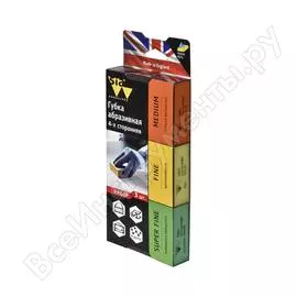 Набор абразивных губок Sia Abrasives siasponge 4s ssp-4s-3