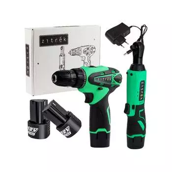 Набор аккумуляторного инструмента Zitrek (zkrw12, zkcd12) 2 в 1, 2x2.0ач 063-4404