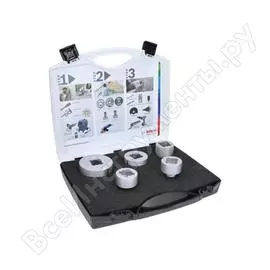 Набор алмазных коронок dry speed x-lock (25-68 мм; 5 шт.) bosch 2608599037