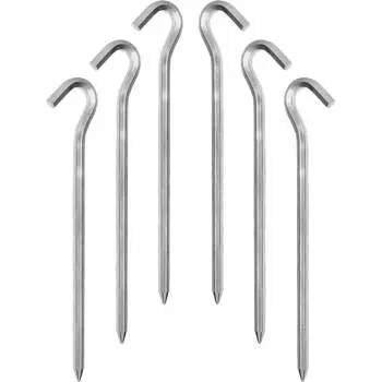 Набор алюминиевых шестигранных колышков SOLARIS S6604