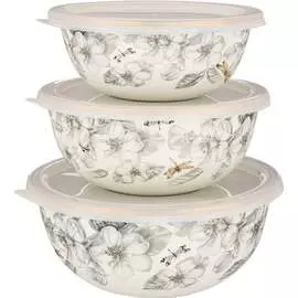 Набор эмалированных мисок Agness