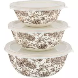 Набор эмалированных мисок Agness