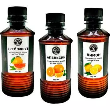 Набор ароматизаторов Бацькина баня Цитрусовый микс 17-3-250-набор-цитрус-ВИ