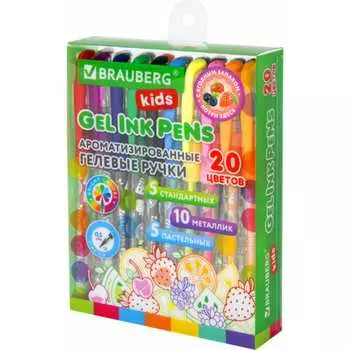 Набор ароматизированных гелевых ручек BRAUBERG FRUITS KIDS 143824