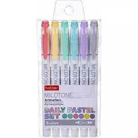 Набор артмаркеров Hatber MildtonePASTEL 067684