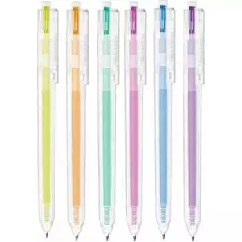 Набор автоматических гелевых ручек DELI EG118-6C 1584230