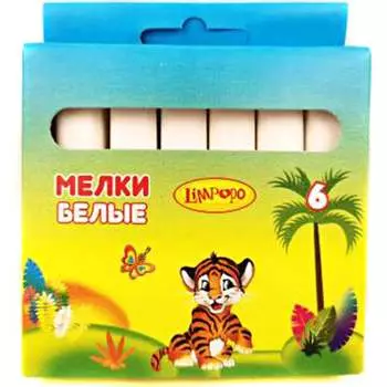 Набор белых мелков Limpopo БП-00001529 Мел212