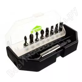 Набор бит 10 шт с магнитным держателем d.bor d-set-10a-1