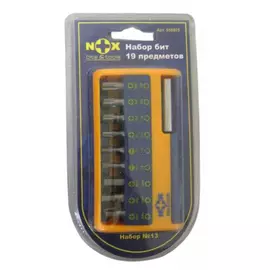 Набор бит №13 19 шт nox 556905