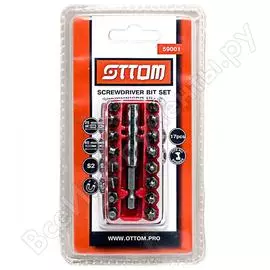 Набор бит (17 шт, s2) ottom 59001