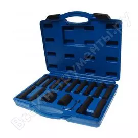 Набор бит и головок удлиненных ударных (16 пр; 17-100 мм) с адаптерами 3/4", 1" rockforce rf-3063316