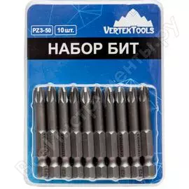 Набор бит vertextools БТ-PZ3-50