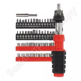 Набор бит с битодержателем zipower 56 предметов pm4157