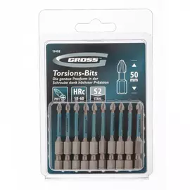 Набор торсионных бит для ударных шуруповертов GROSS 11492