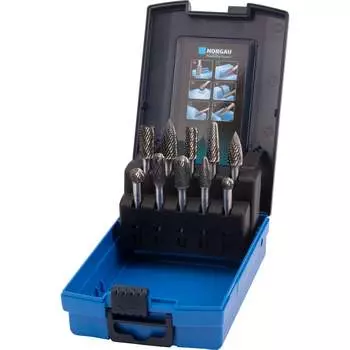 Набор борфрез твердосплавных NORGAU HM KPLM06X-45 077200510