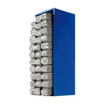 Набор буквенных клейм MASUS 10668