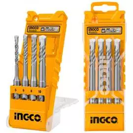 Набор буров sds-plus 4 шт ingco akd2048