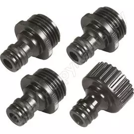 Набор быстрозащелкивающихся коннектеров для шланга Truper