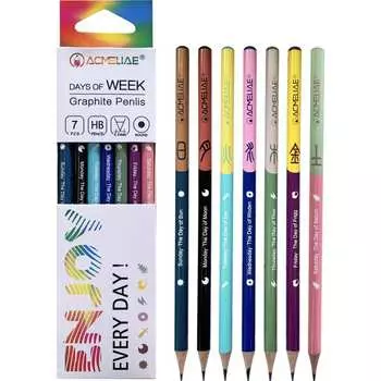 Набор чернографитных карандашей ACMELIAE Week 43998