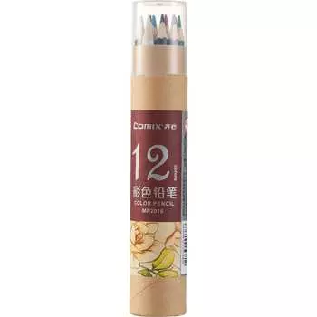 Набор цветных деревянных карандашей COMIX