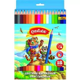 Набор цветных карандашей Creativiki ЦКП18КР