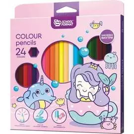 Набор цветных карандашей SCHOOLFORMAT
