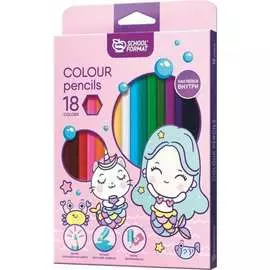 Набор цветных карандашей SCHOOLFORMAT