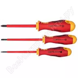 Набор диэлектрических отверток 3 шт. felo ergonic 41393194