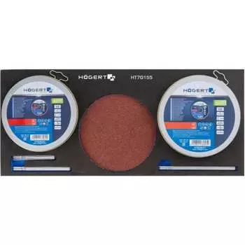 Набор дисков по металлу HOEGERT TECHNIK HT7G155