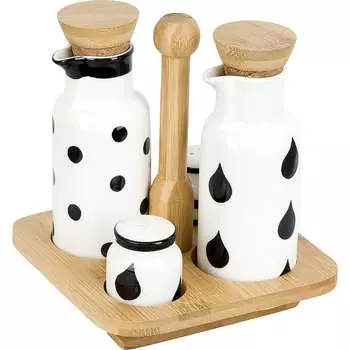 Набор для специй Nouvelle bianco nero 2631097