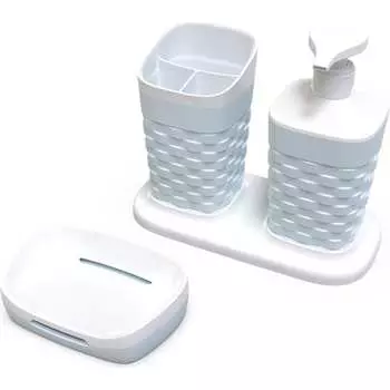 Набор для ванной комнаты ПОЛИМЕРБЫТ REEF 438353100