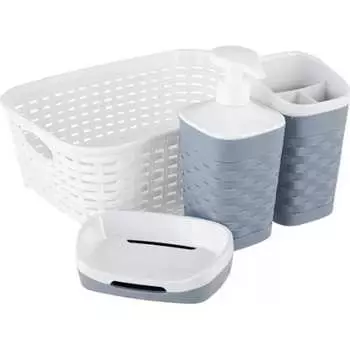 Набор для ванной комнаты ПОЛИМЕРБЫТ REEF 438354000