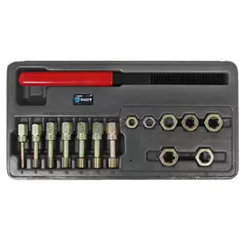 Набор для восстановления внешней и внутренней резьбы м6x1.0-м12x1.75мм 15 предметов aist 00-00007600