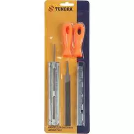 Набор для заточки цепей пил TUNDRA
