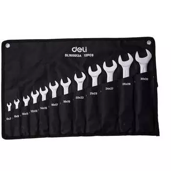 Набор двусторонних гаечных ключей DELI DL160012A 98323